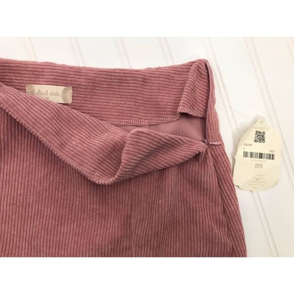 Altar'd State Mauve Pink Corduroy Mini Skirt Size M - Picture 3 of 6